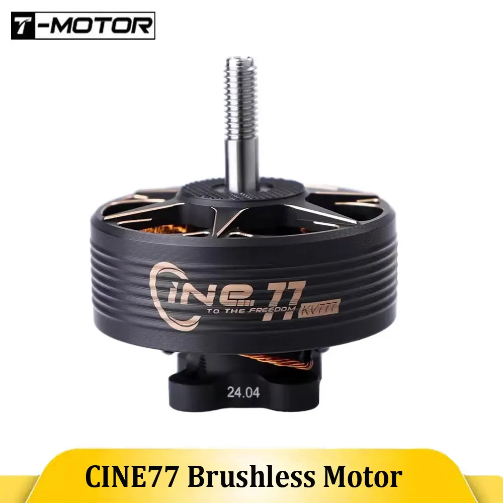 

CINE77 Brushless Motor: 477KV for 12S / 777KV for 8S / 977KV for 6S, Power for CINE 77 & Large Cinematic FPV Drones