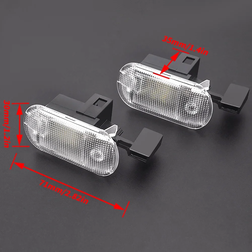 1Pcs White LED Glove Box Light Luggage Lamp For VW Bora Jetta Golf MK4 Variant Caddy Passat B5 B5.5 Touareg Touran