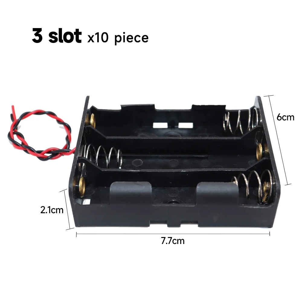 Battery Storage Case Clip Holder Container 1/2/3/4X 18650 Battery Holder DIY Battery Storage Box Case for li-ion 3.7V Battery