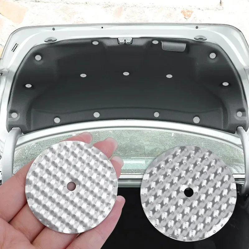 1/2/4/5PCS Auto Exhaust Heat Shield Fix Kits Car Engine Heat Aluminum Shield Gasket Exhaust Repair Kit Hood Insulation Pads