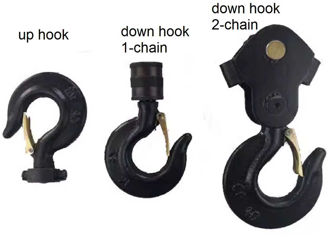 1Ton -3Ton Rotary bottom hook for lifting electric chain hoist manual lever block crane cargo hook