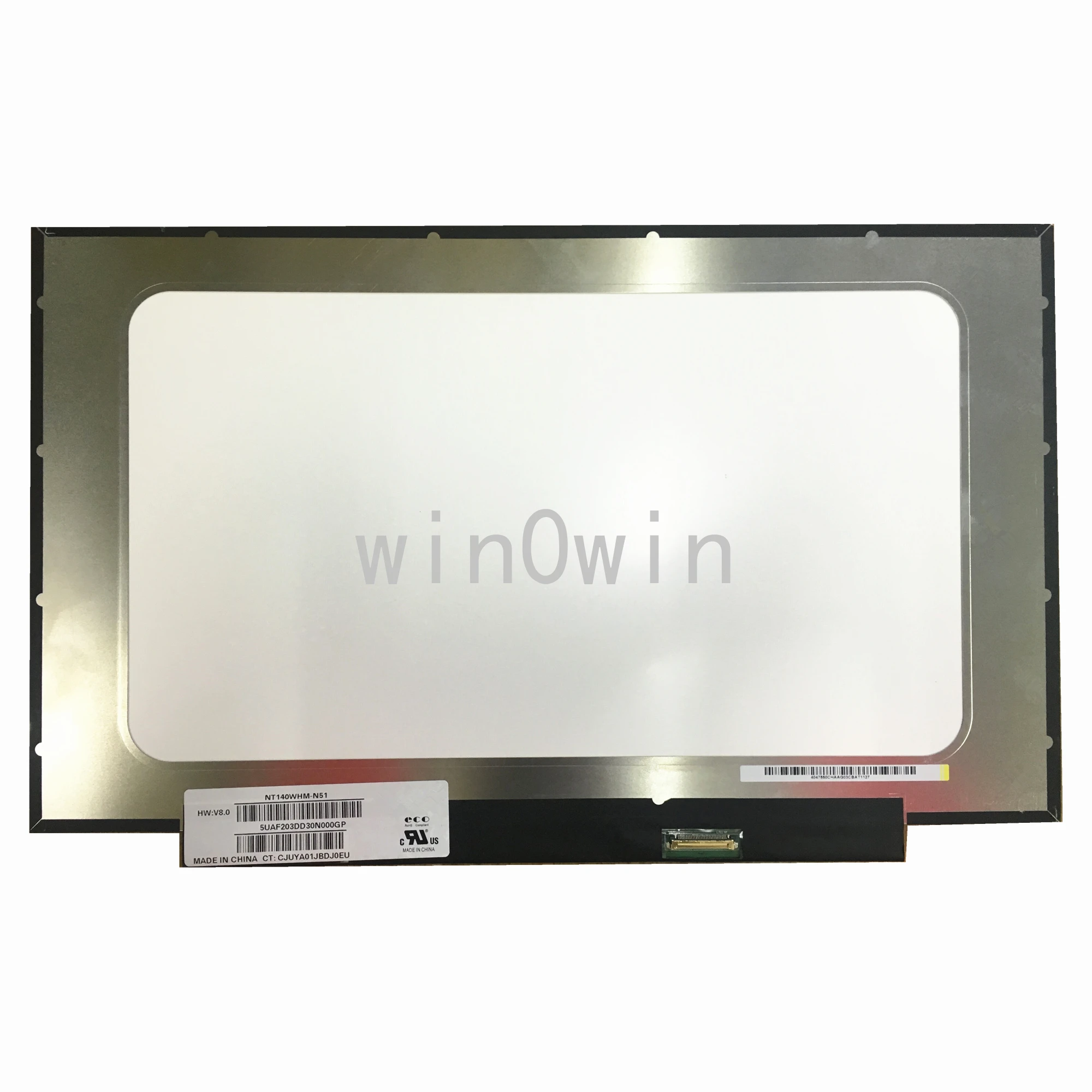 

NT140WHM-N51 Fit NT140WHM N51 B140XTN07.2 B140XTN07.3 14.0'' Laptop LCD Screen Panel 1366*768