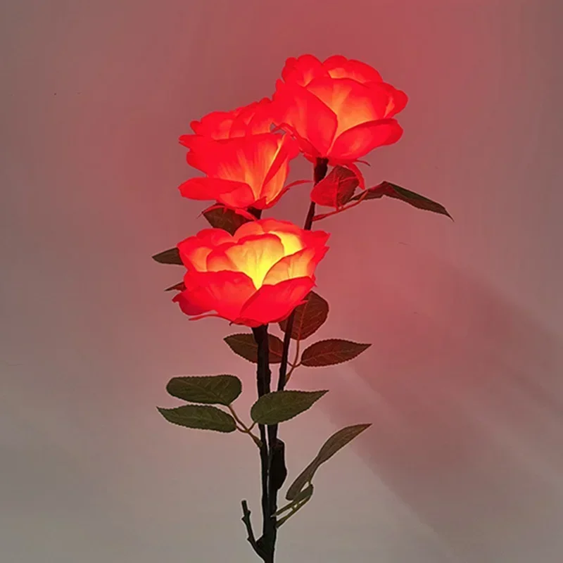 Super Light Rose Queen Rechargeable Lighting Flower Stage Magic Trick Magia Magie Magicians Prop Accessory Illusion Gimmick