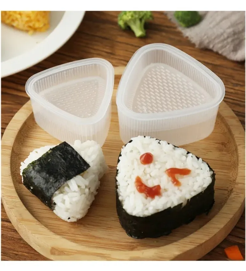 5-1PCS DIY Sushi Mould Triangle Mould Sushi Machine Mould Sushi Tool Onigiri Rice Ball Bento Machine Mould Kitchen Accessories