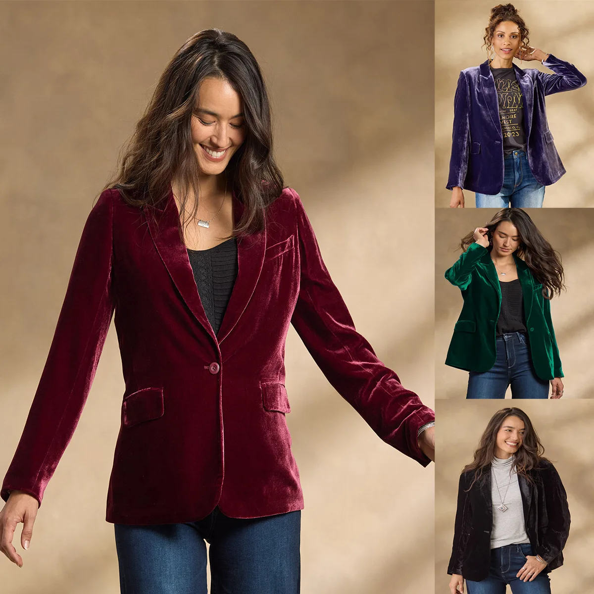 

Y2k Velvet Coat Women Coats Button Spring Autumn Ropa Cardigan Punk Work Gothic Bomber Jacket Windbreaker Elegant Jackets