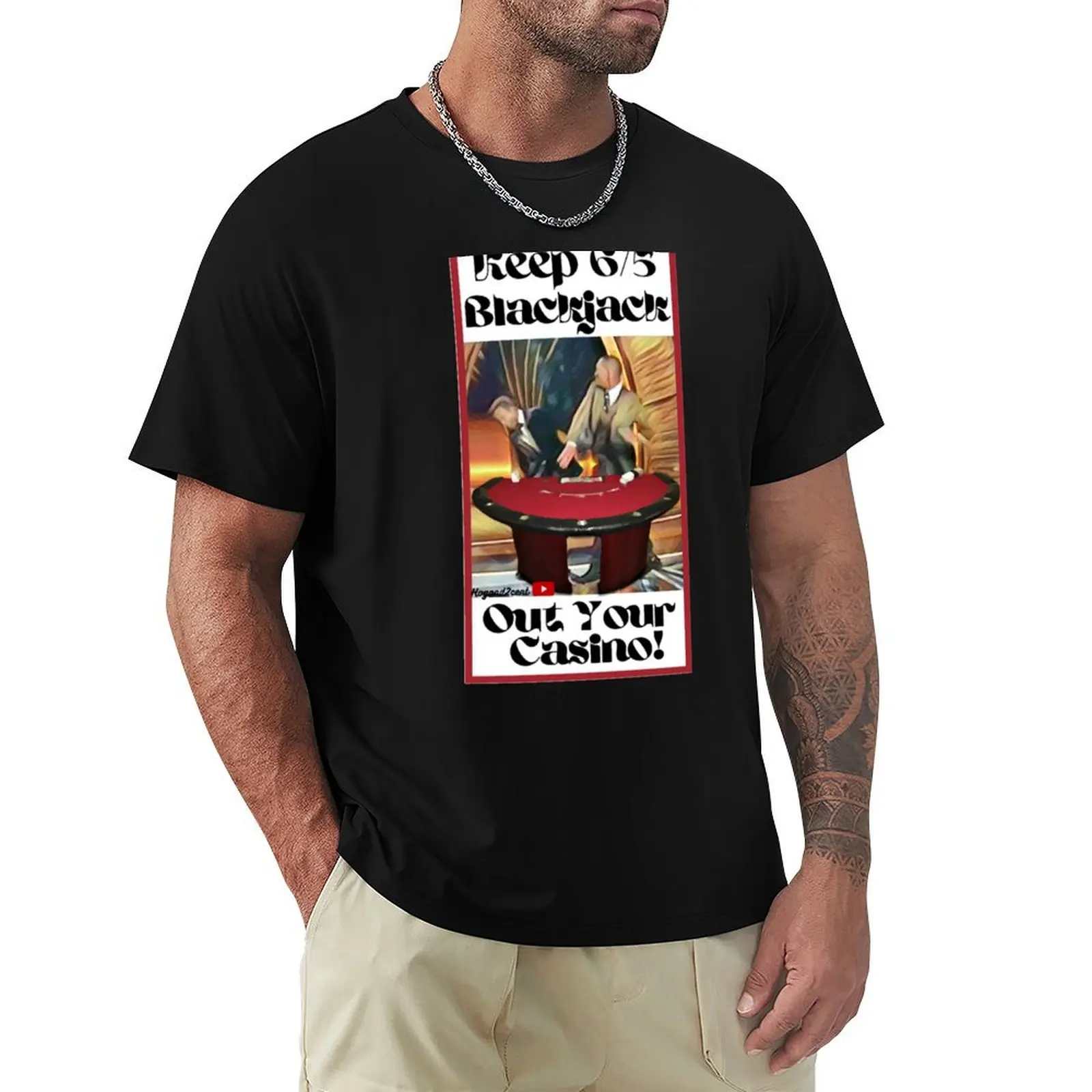 Blackjack Slap T-Shirt funny t shirts dark humor T-Shirt