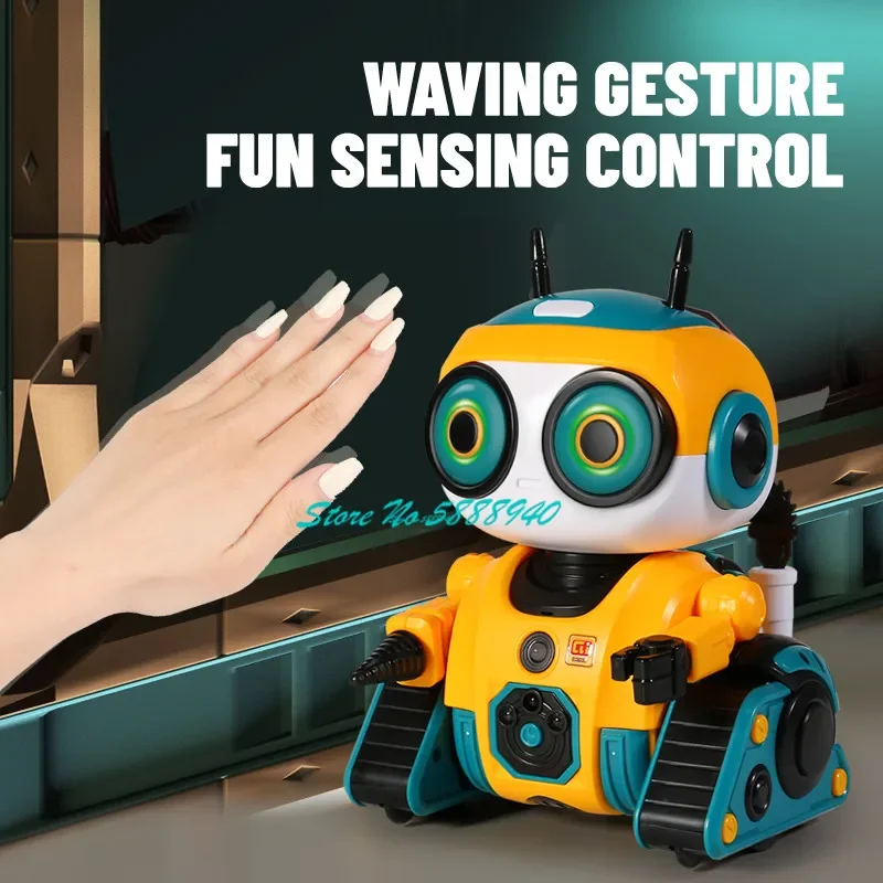 Remote Control Smart Sensor Children Early Education Robot Toys 2.4G Interactive Dance Music LED Lighting Remote Control Robot