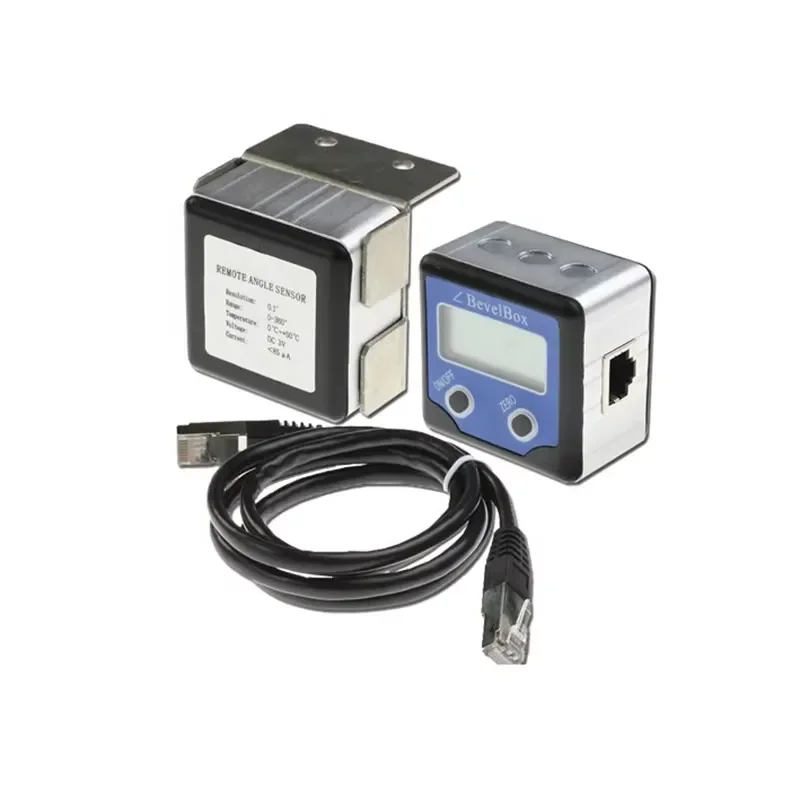 Hot Selling Remote Angle Sensor Protractor Separated Sensor and Display 4*90 Degree Digital Inclinometer Angle Ruler
