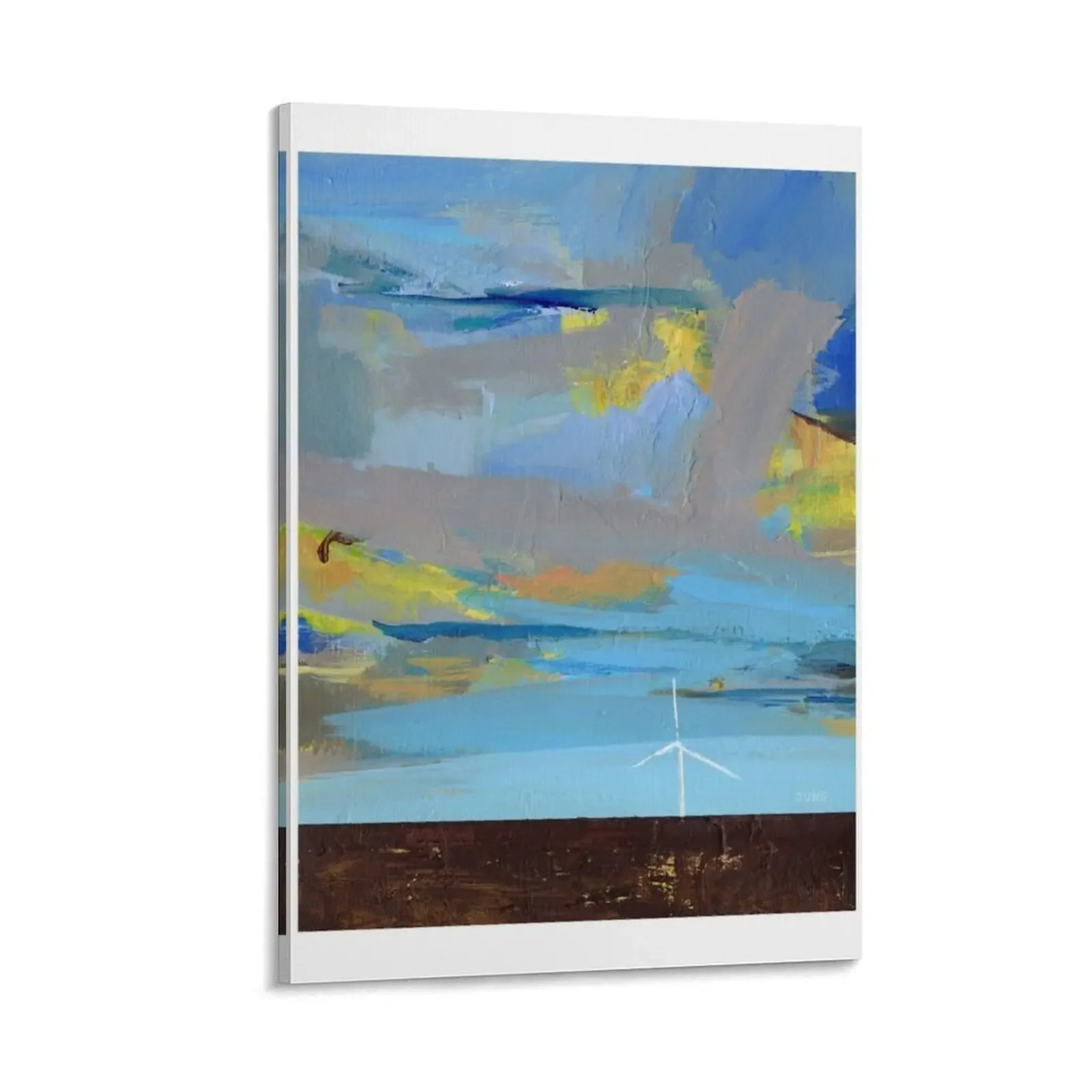

Wind Turbine Art, Sky Painting, Like a Wind Series No.30 Canvas Painting painting ornaments for home