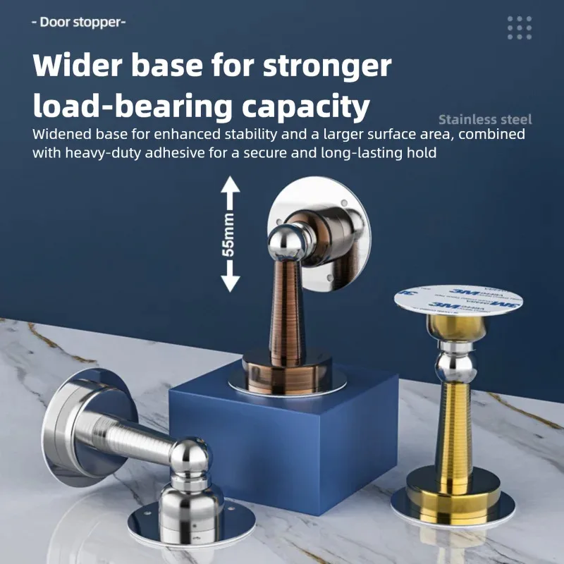 Fermaporta magnetico Nessuna perforazione richiesta Fermaporta adesivo Aspirazione silenziosa Fermaporta anticollisione Aspirazione pavimento in silicone