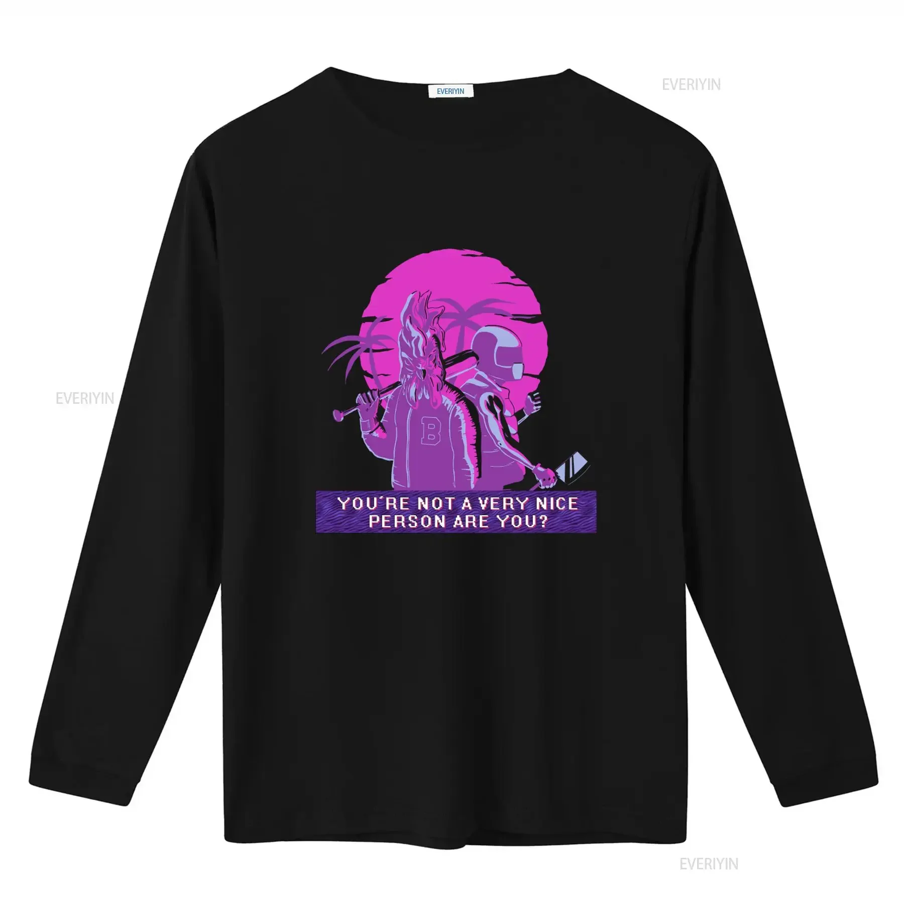 Hotline Miami Gaming Cool T Shirt with Retro Style and Unique Print for Men vintage Washed Unisex Slightly fashion Comfortable