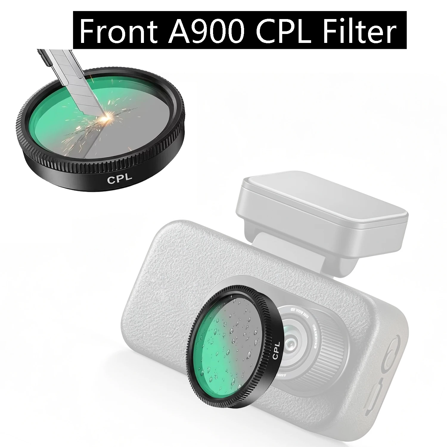 NEU für 70mai Dashcam A900 CPL-Filter zur Reduzierung von Blendeffekten für 70mai Rückfahrkamera RC44H CPL-Filter – Detail 2