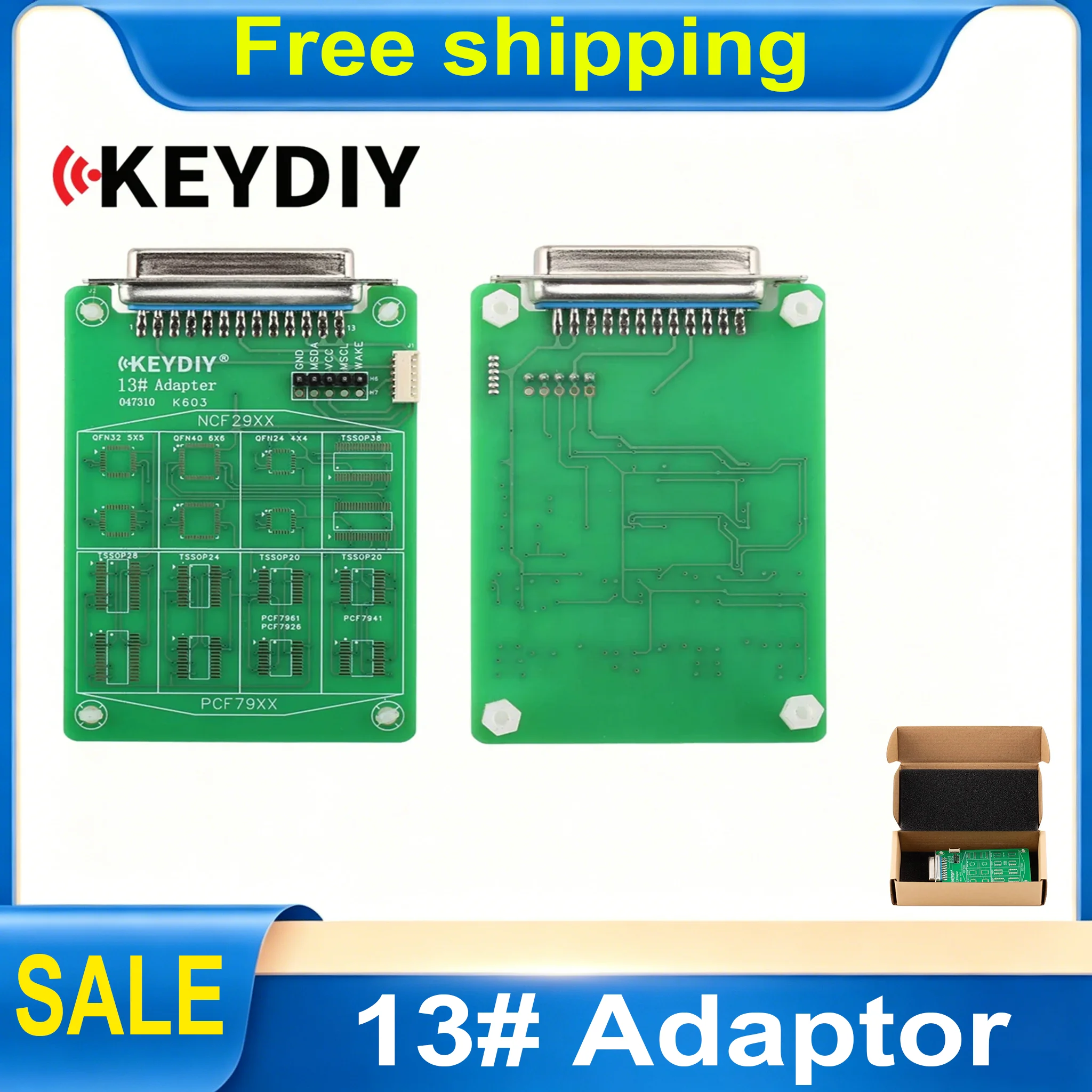 KEYDIY 13# Adapter Chip Data Reader for Faulty 5C 5D Keys