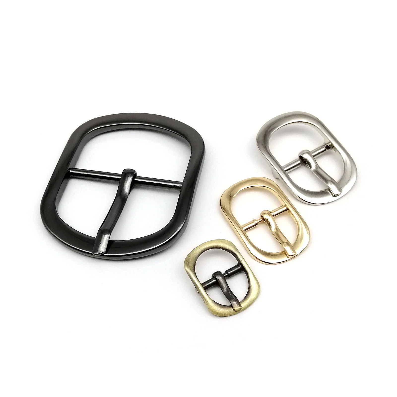 10 stücke Metall Leder Handtasche Geldbörse Schuh Strap Schulter Gürtel Einstellen Roller Pin Schnalle Snap Clips Rechteck Oval O ring Reparatur DIY – Detail 3