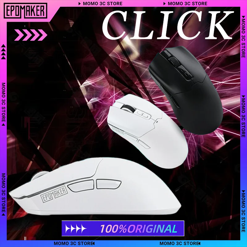

EPOMAKER CLICK Gaming Mouse Tri-mode Wireless 8k Polling Rate Paw3950 Sensor Lightweight Esports Customized Gamer Mouse Gifts