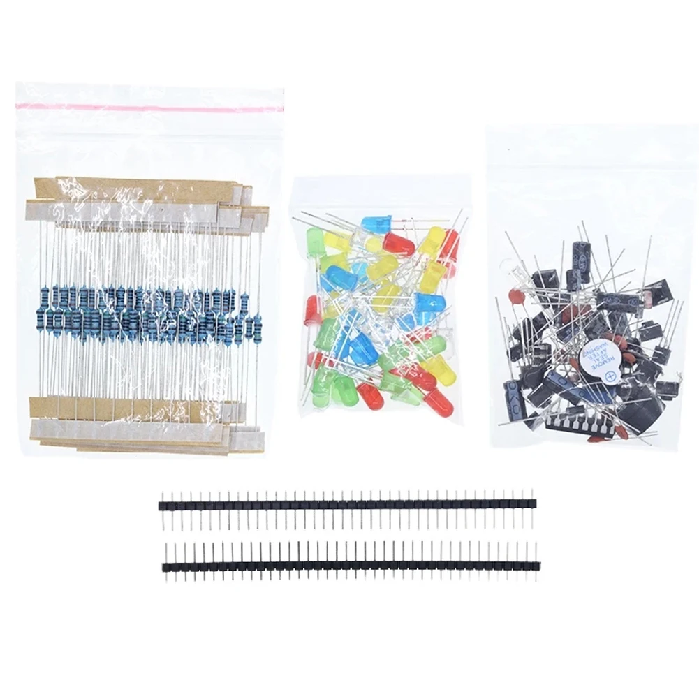 40pin Breadboard Cable Resistor Capacitor 830 Tie-Points Electronic DIY Projects Raspberry Pi LED Buzzer Capacitor Resistor