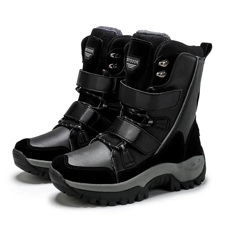 

Winter Women Booties Warm Sneakers Trendy Black Ankle Boots Waterproof Snow Boots Female Warm Fur Fashion Outdoor Boots Platform