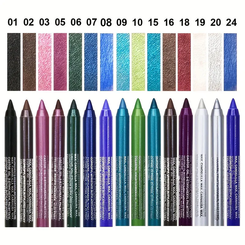 Matita eyeliner impermeabile ad alta lucentezza a prova di sbavature: opzioni di lunga durata, realizzate eticamente, nere e multicolori