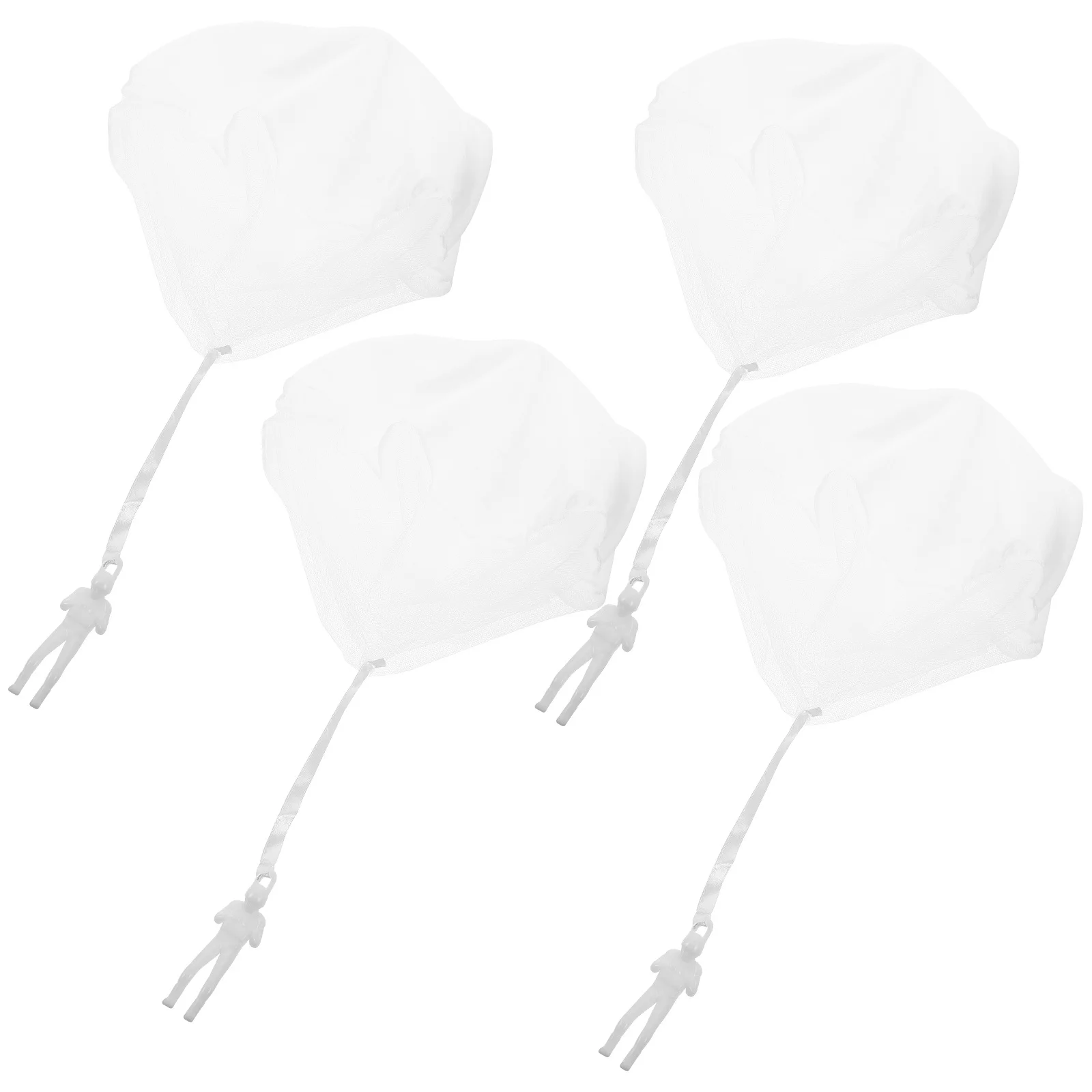 8 قطعة لتقوم بها بنفسك اللوحة المظلة الجنود فارغة تحلق للأطفال الأطفال ألعوبة المظلة الصغيرة في الهواء الطلق تحلق الجندي #5