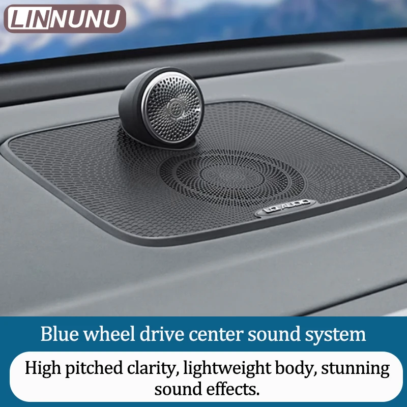 Linnunu Fit for Lixiang L6 L7 L8 L9 Car Interior Decoration Supplies Blue Drive Center Speaker Second Generation Upgrade Blue Drive Diamond Center Speaker Mid-Pitched Horn Upgrade Accessories