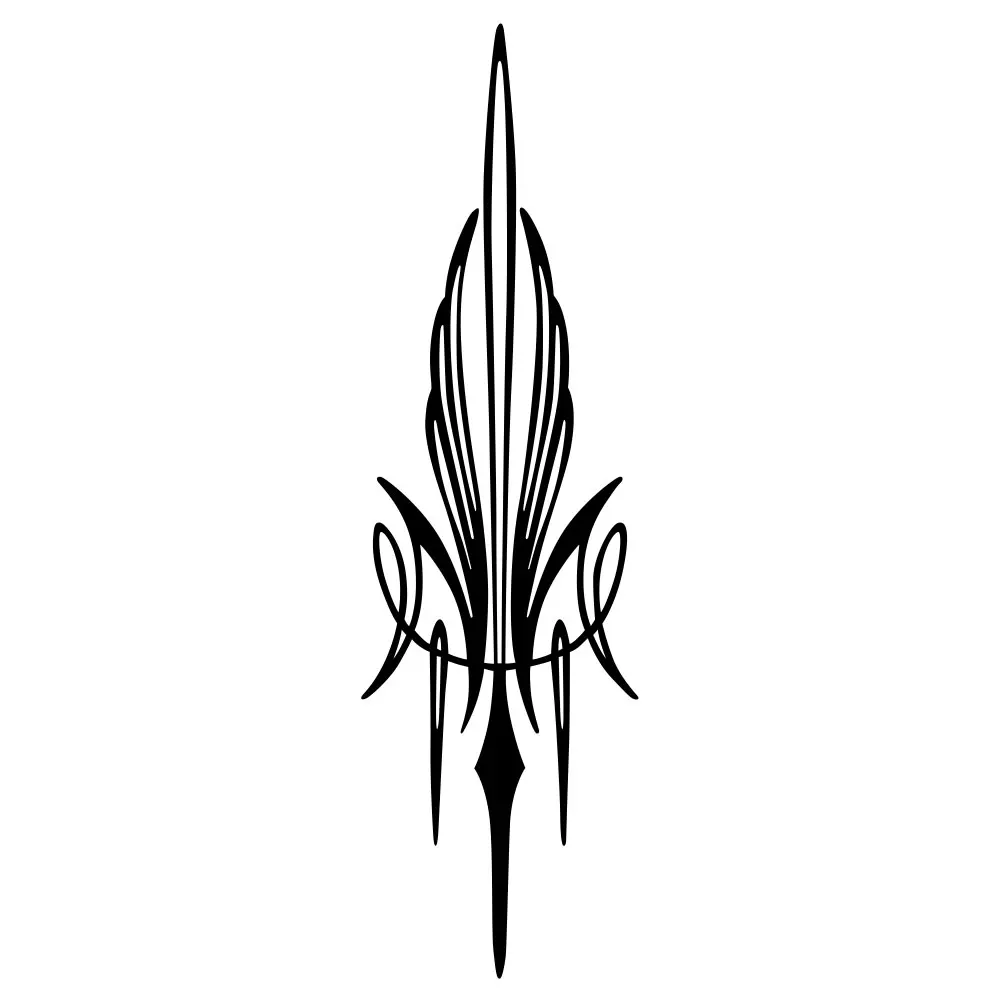 1pcs for Pinstripe decal vinyl stickers motorcycle car truck tank fender P-004
