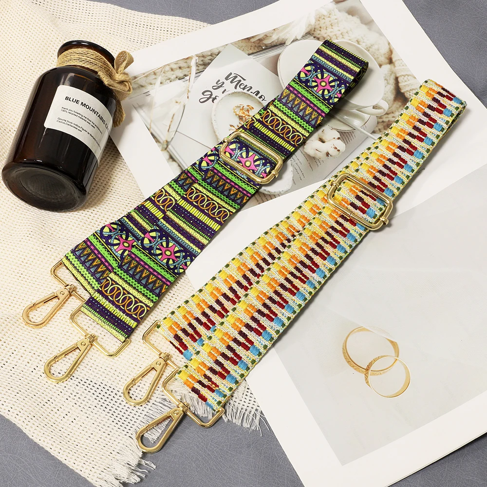 

Premium Adjustable Handbag Crossbody Strap Replacement Bag Belt Guitar Straps Printing Detachable Sling Shoulder Strap for Women