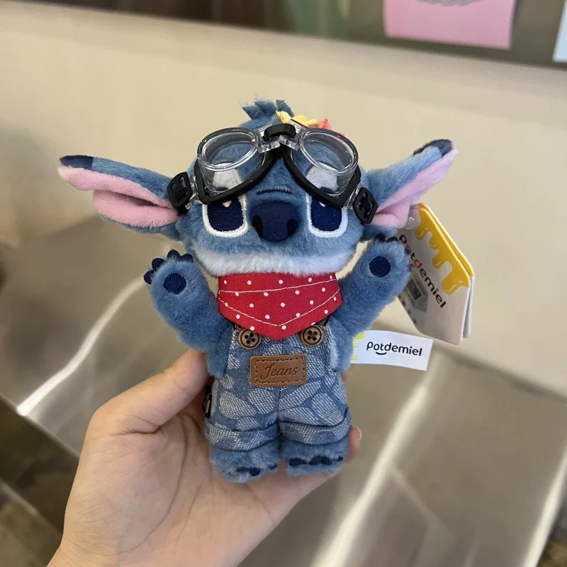 2025 véritable Disney mignon point porte-clés doux en peluche tissu sac pendentif cadeau, cadeau d'anniversaire