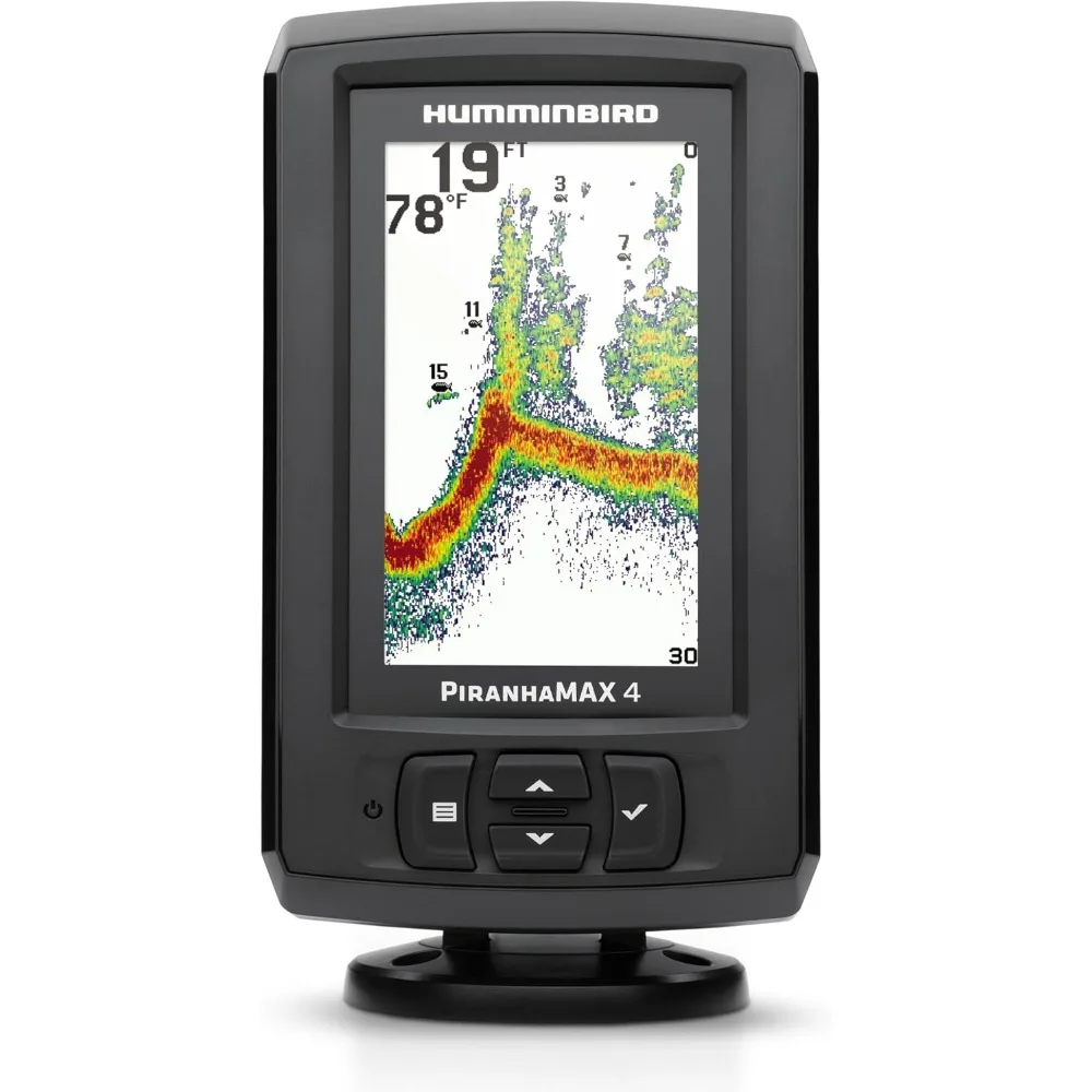 410150-1 PIRANHAMAX 4 Fish Finder,Black