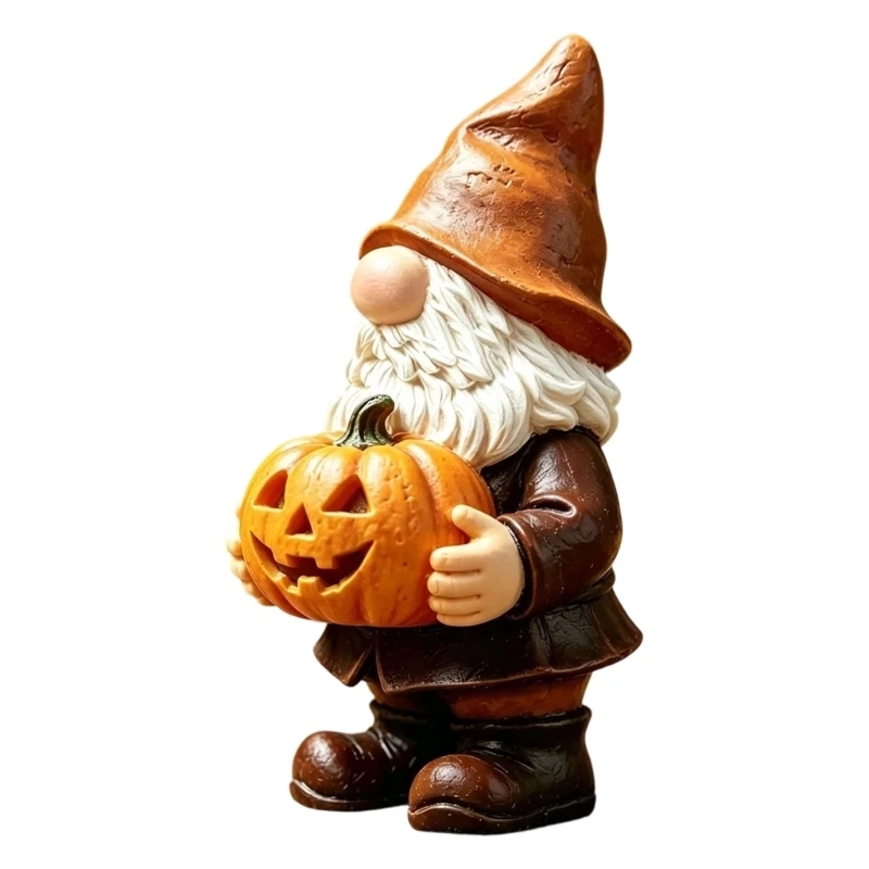  Fall Harvest Figurine Accent for Home Shelf and Yard Placement