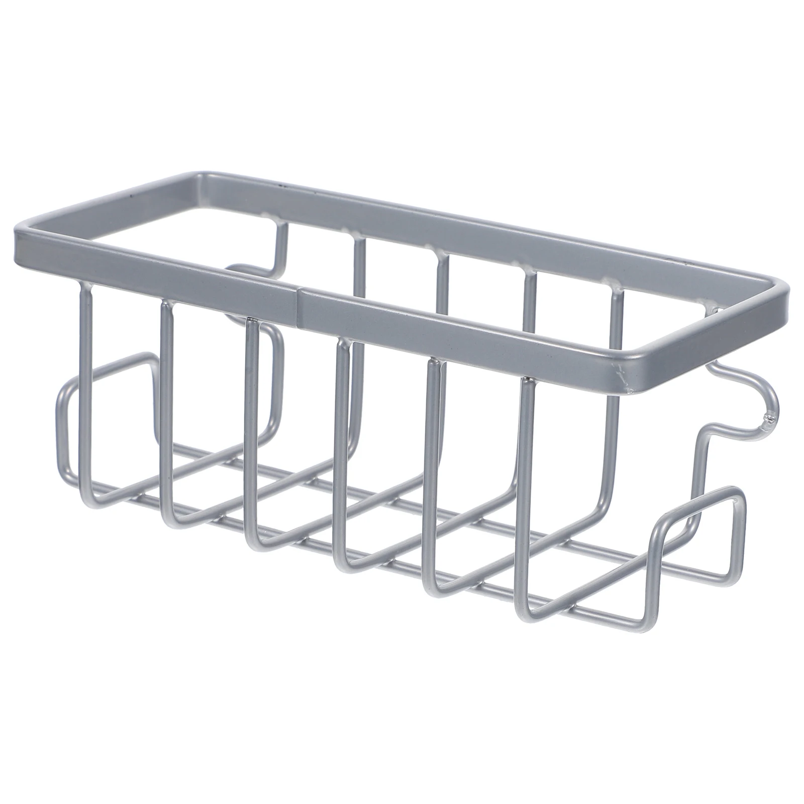 

1 set Suction Cup Kitchen Sink Organizer PVC Iron Material Dish Kitchen Sink Sponge Holder Cloth Holder Storage Rack