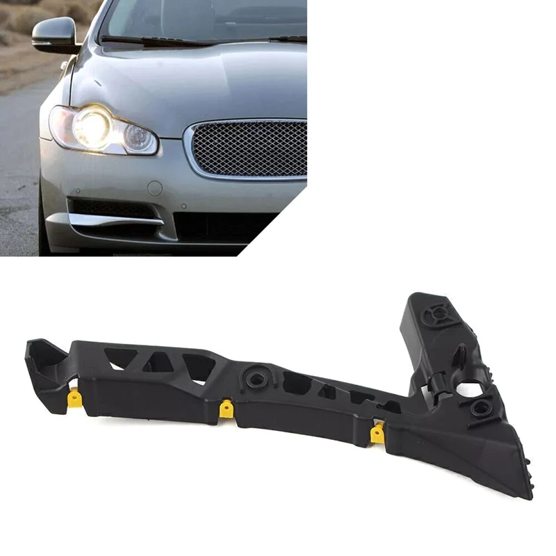 1 Pair Front Bumper Mount Bracket For Jaguar XF 2009-2011 C2Z10618 C2Z10617