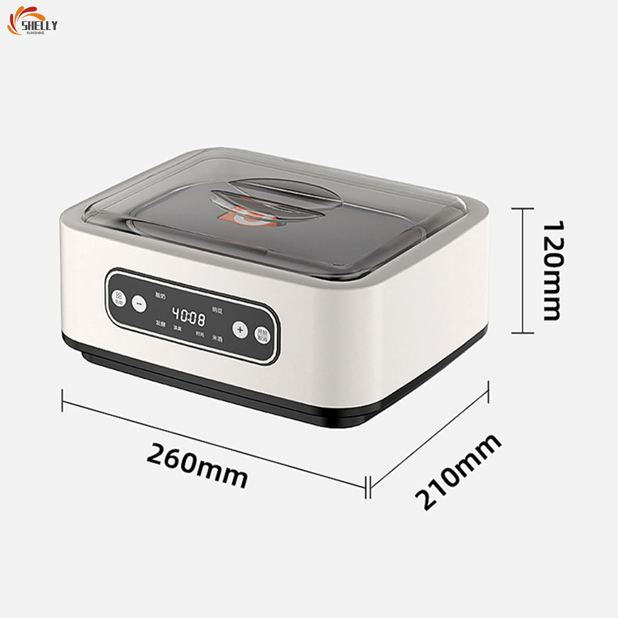Electric Fully Automatic Multifunctional Stainless Steel Yogurt Machine Intelligent Constant Temperature Fermentation Household