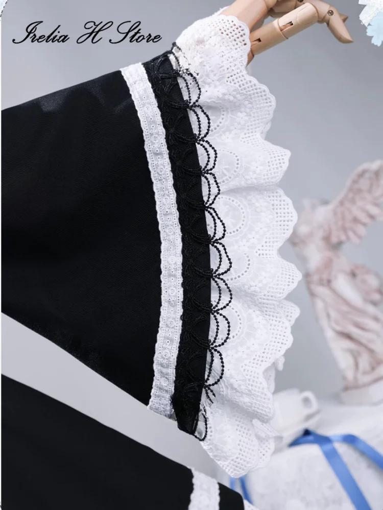 Irelia H Store Re:Life in a different world Rem from zero Rem Maid Cosplay Costume Anime Manor Edition Maid dress female image 6