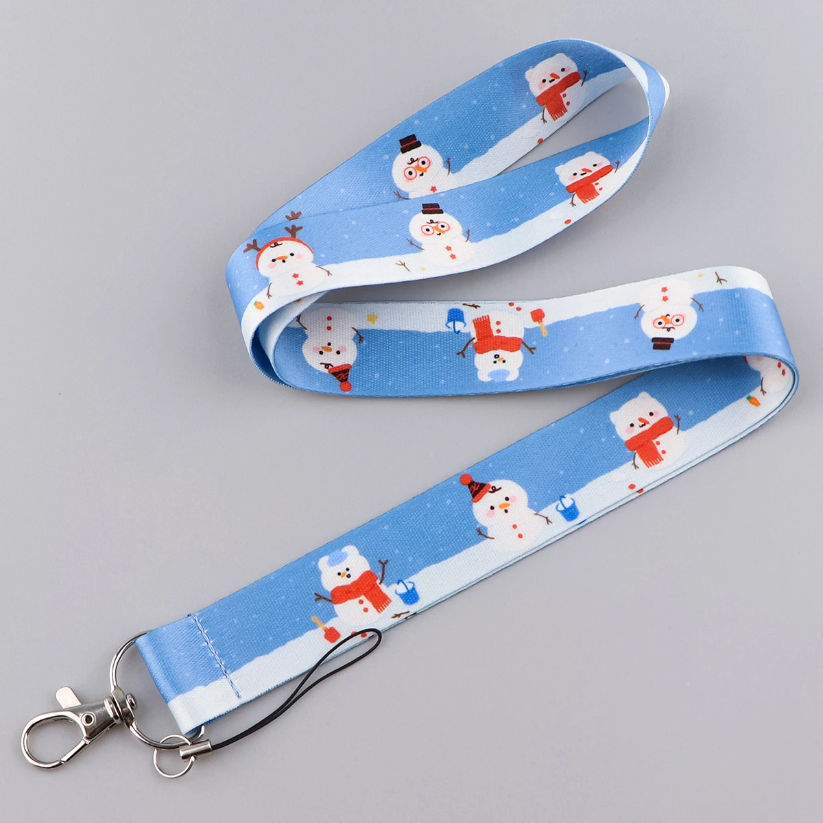 Christmas Santa Claus Snowman Neck Strap Lanyards for Key ID Card Gym Cell Phone Strap USB Badge Holder Phone Accessories - náhled 6