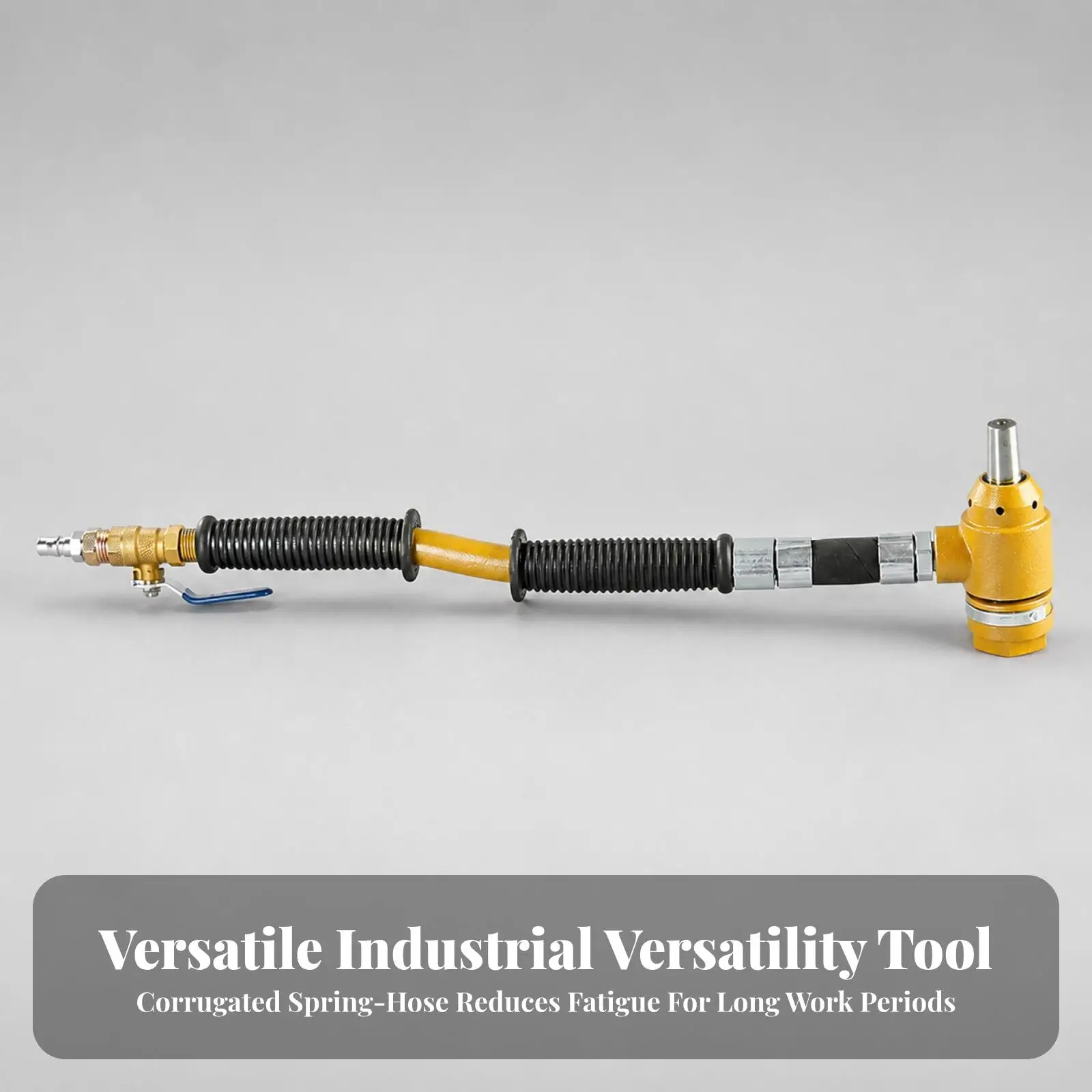 Pneumatic Surface Roughening Hammer Air Scaler Chipping Machine 2.5kg Alloy Body Rubber Grip for Metal Pavement Use