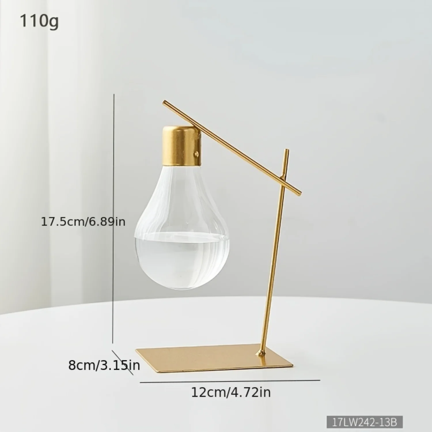مزهرية زهور صغيرة مائية شفافة مبتكرة، ديكور تشكيلة زهور صناعية فاخرة خفيفة، فاو حديث وبسيط