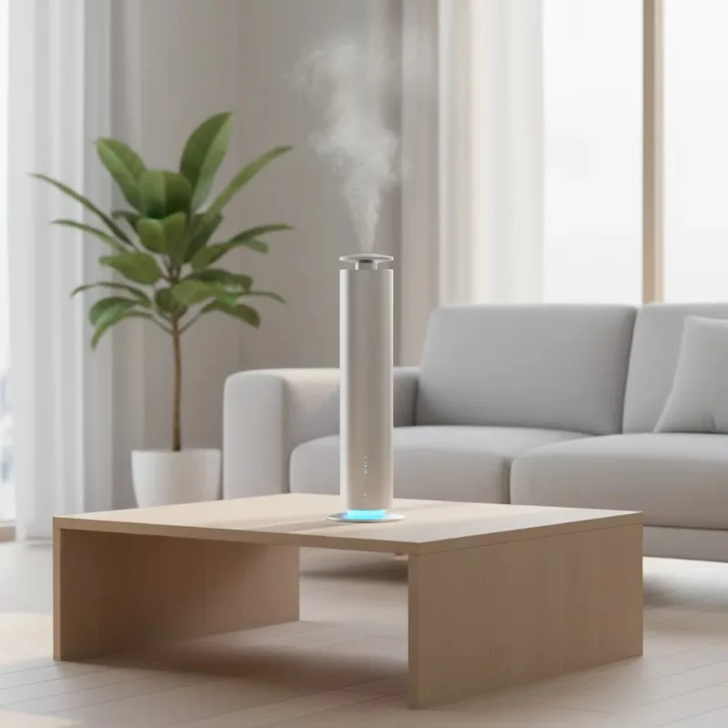 USB powered silent atomizing aromatherapy machine with adjustable color LED night light