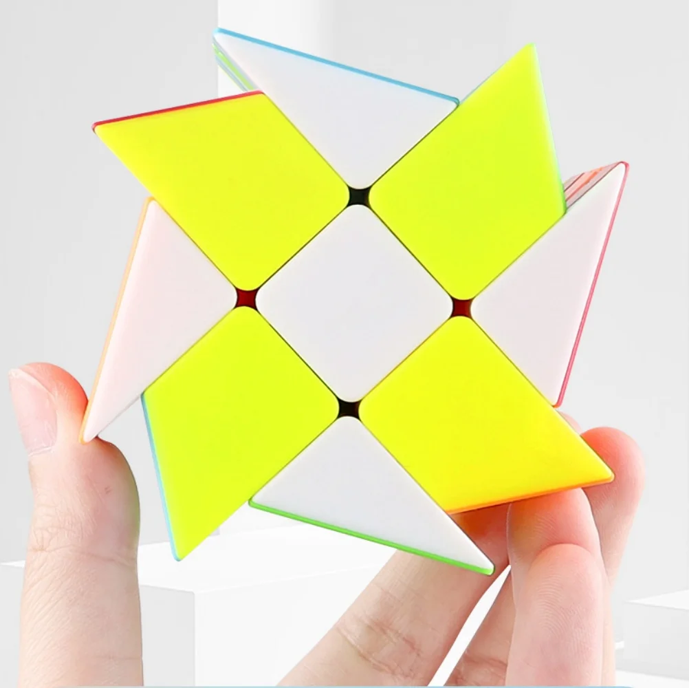 FanXin-Cube magique de vitesse professionnel sans autocollant pour enfants, puzzle de fraises et moulin à vent, jouets pour enfants, 3x3