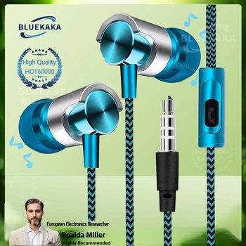 New 3.5mm Wired In-ear Earphone In Ear Noise Cancellation Ergonomic Design HiFi Stereo…