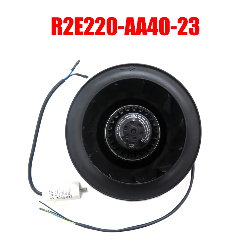 Cooling Fan For Ebmpapst R2E220-AA40-23 AC230V 50/60Hz 0.38A 85/100W 2600/2700RPM 22CM New