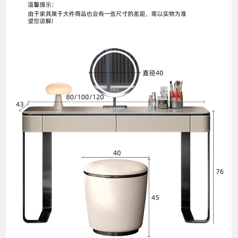 Meja Rias Cermin Organizer, Meja Rias untuk Latihan, Meja Rias Perhiasan, Meja Rias dengan Laci, Meja Rias Penata Rambut, Furnitur Kamar Tidur