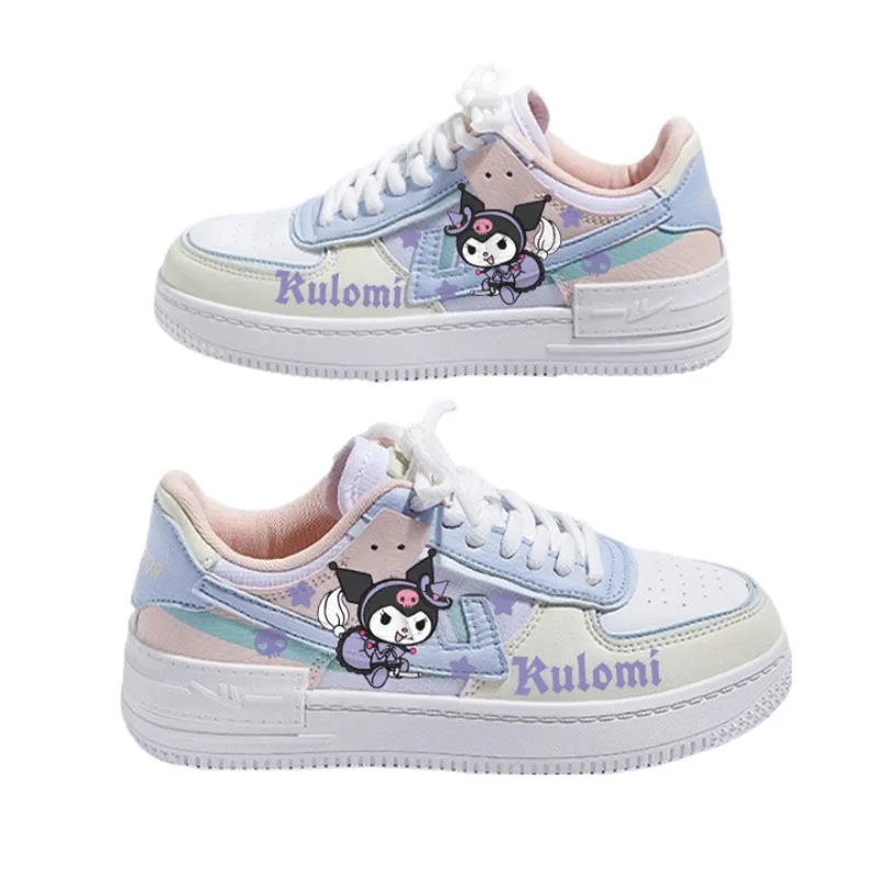 Hello Kitty Sanrio Sneakers Children Kawaii Spring Autumn Cute Kuromi Cinnamoroll Comfort Student Casual Running Shoes Girl Gift