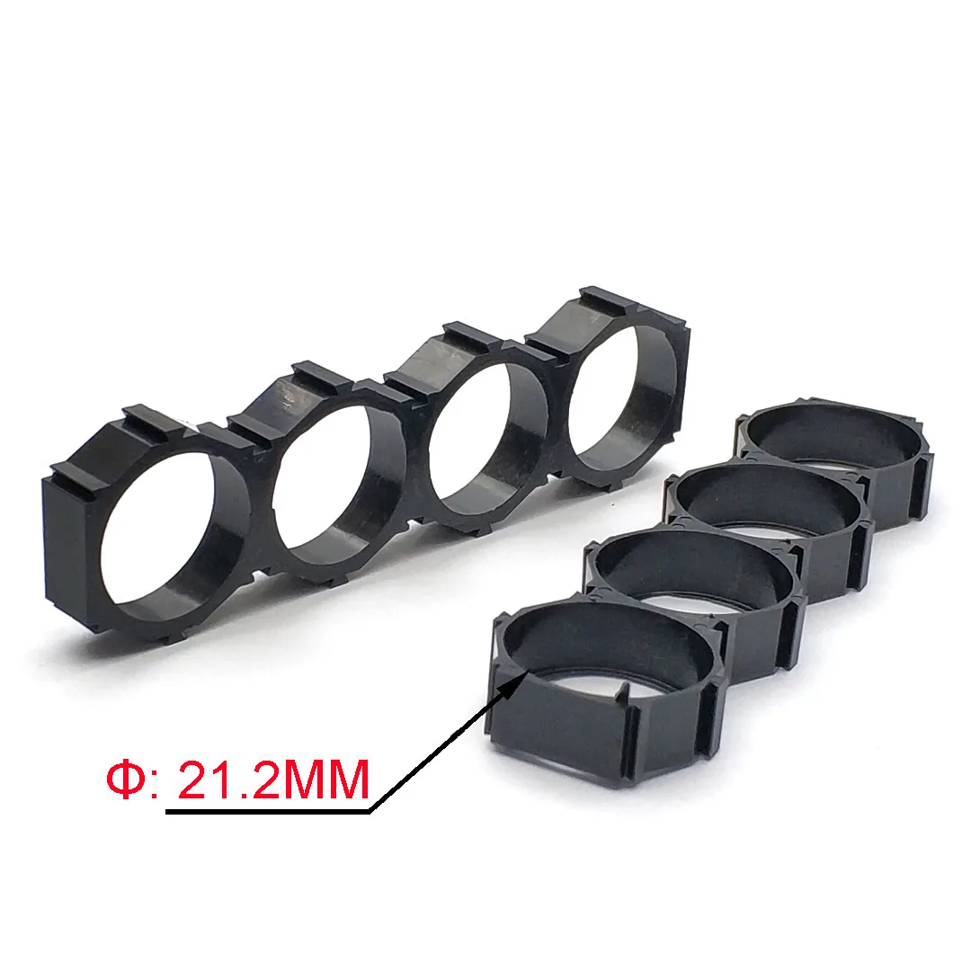 1*4 21700 بطارية ليثيوم حامل الحرارة قوس 21700 فاصل الجمعية مجموعة وحدة لتقوم بها بنفسك صندوق بطارية حزمة الربط قوس