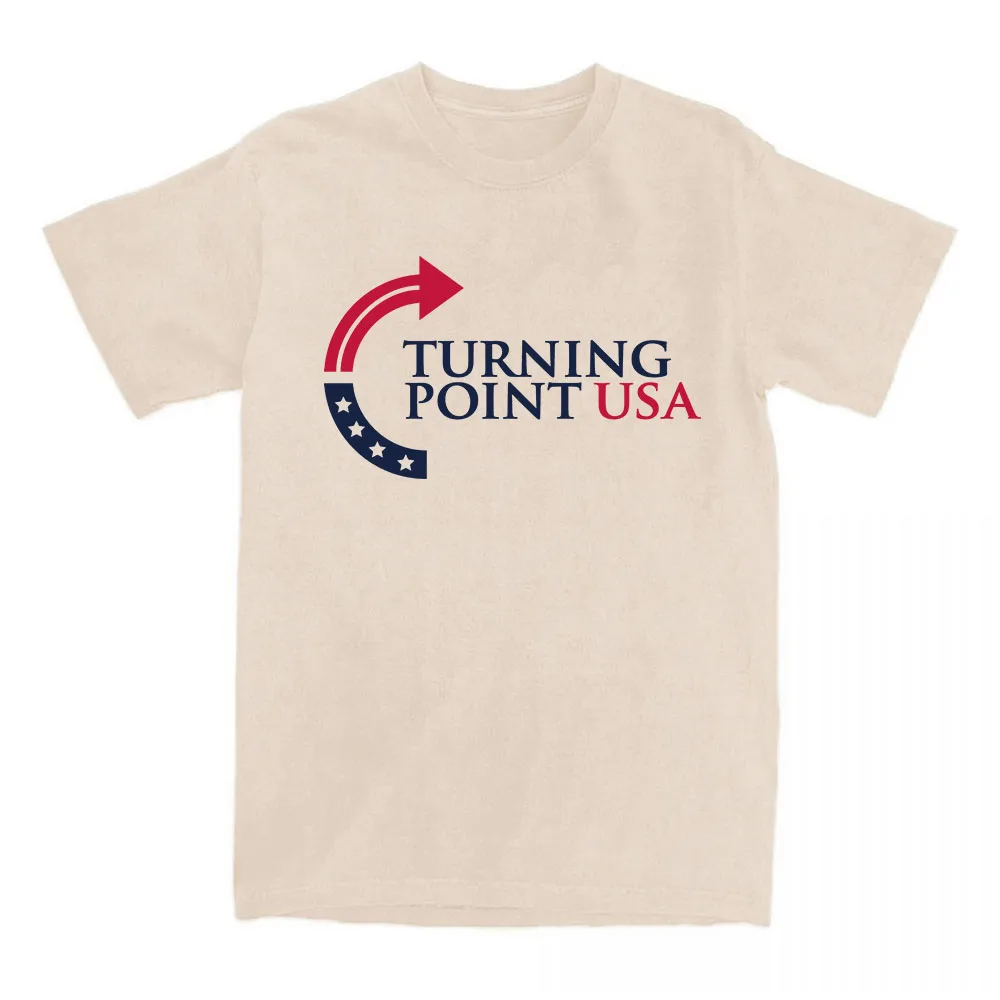 Turning Point Usa Tee American Charlie Kirk Fashion T-shirt Cotton Short Sleeve Casual Unisex Streetwear Men/Women Tshirts Print
