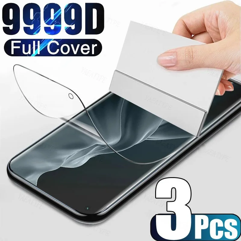 3Pcs Hydrogel Film For Huawei Mate 50 RS Screen Protector For Huawei nova 10 Y90 Y70 9 Y9a Enjoy 50 Pro Plus SE