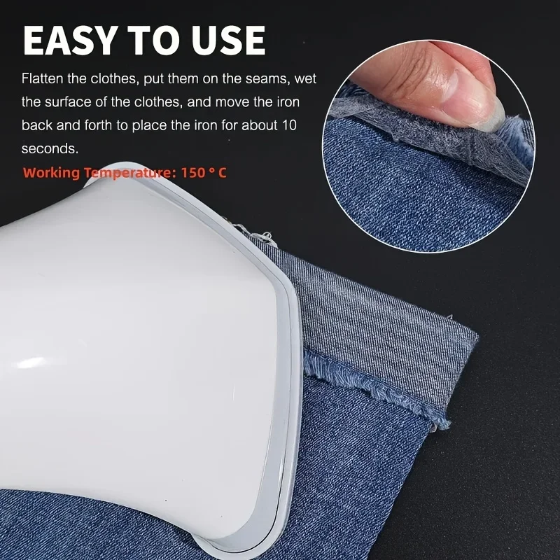 1968.5inch Pants Hem Tape Self-Adhesive Edge Shorten Paste Tape DIY Tools for Jean Clothes Length Shorten Household