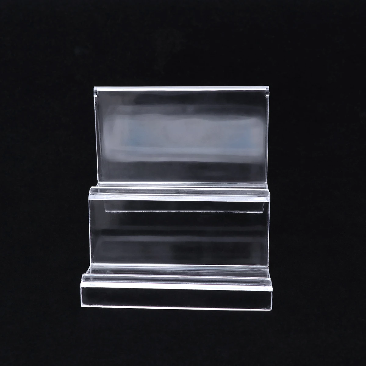 

Acrylic Wallet Rack Clear Purse Display Stand Acrylic Storage Rack Storage Bookshelf for Purses Cards Home Shop