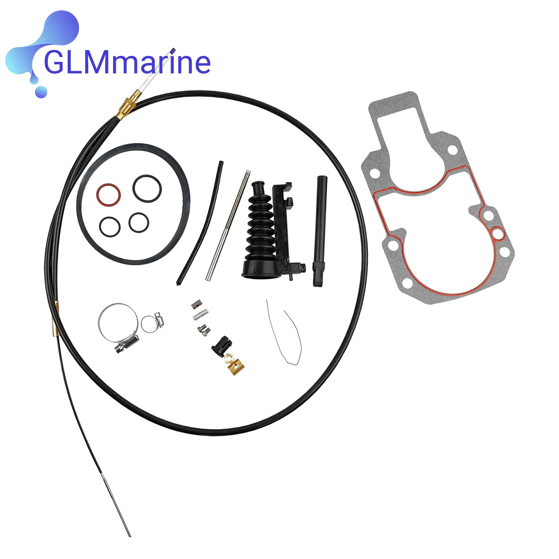 Kit de cabo de mudança inferior 19543A2 compatível com Mercruiser Alpha 1 Gen 2 R MR MC-I substitui 865436A02 19543A10 66065A1 8M0176524