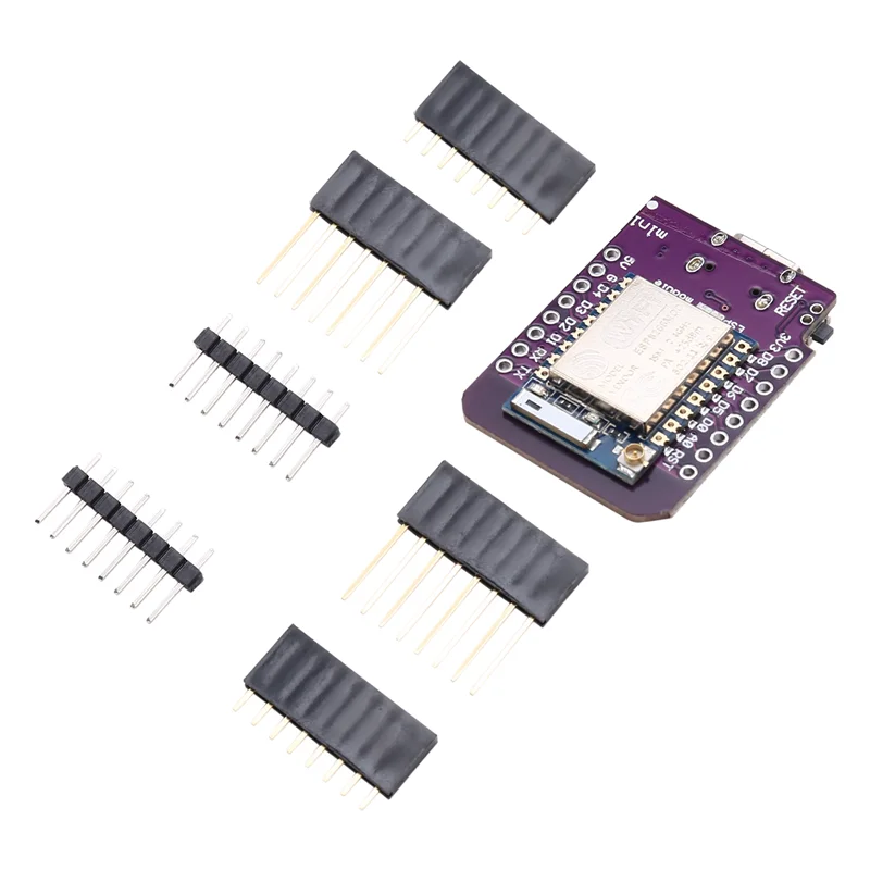 

Well Made-ESP8266 D1 MINI Макетная плата Беспроводной модуль Wi-Fi, последовательный порт ESP-07S Совместимость с Iot Enhanced Connectivity MINI