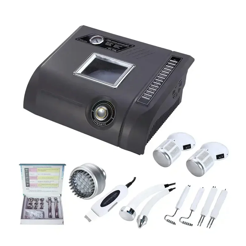 6in1 Diamond Microdermabrasion Dermabrasion Peeling Ultrasonic Skin Scrubber Body Facial Massager Photon LED Skin Rejuvenation